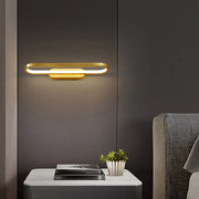 Modern Gold Oval LED Vanity Wall Light Fixtures