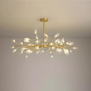 Modern Large Branch Brass Chandelier Ceiling Light