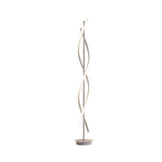 Modern LED Bedroom White Spiral Acrylic Floor Lamp