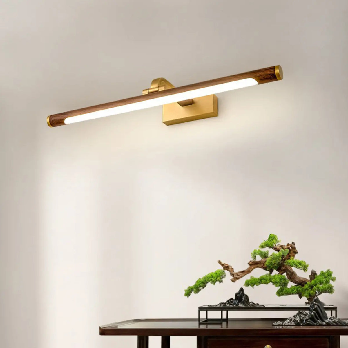 Modern Metal Gold LED Vanity Light Fixture