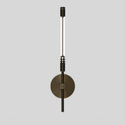 Modern Minimalist Gold Cylinder Metal Wall Sconce