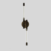 Modern Minimalist Gold Cylinder Metal Wall Sconce