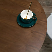 Modern Minimalist Pedestal Small Round Bar Table