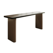 Modern Minimalist Rectangular Wood Sofa Bar Table