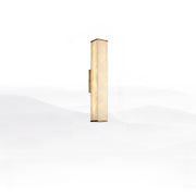 Modern Minimalist White Alabaster Wall Sconce