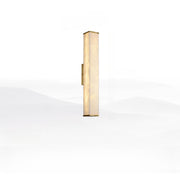 Modern Minimalist White Alabaster Wall Sconce