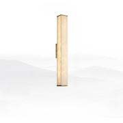 Modern Minimalist White Alabaster Wall Sconce
