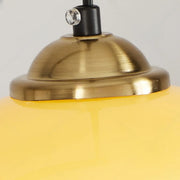 Modern Orange Amber Dome Arc Floor Lamp For Living Room