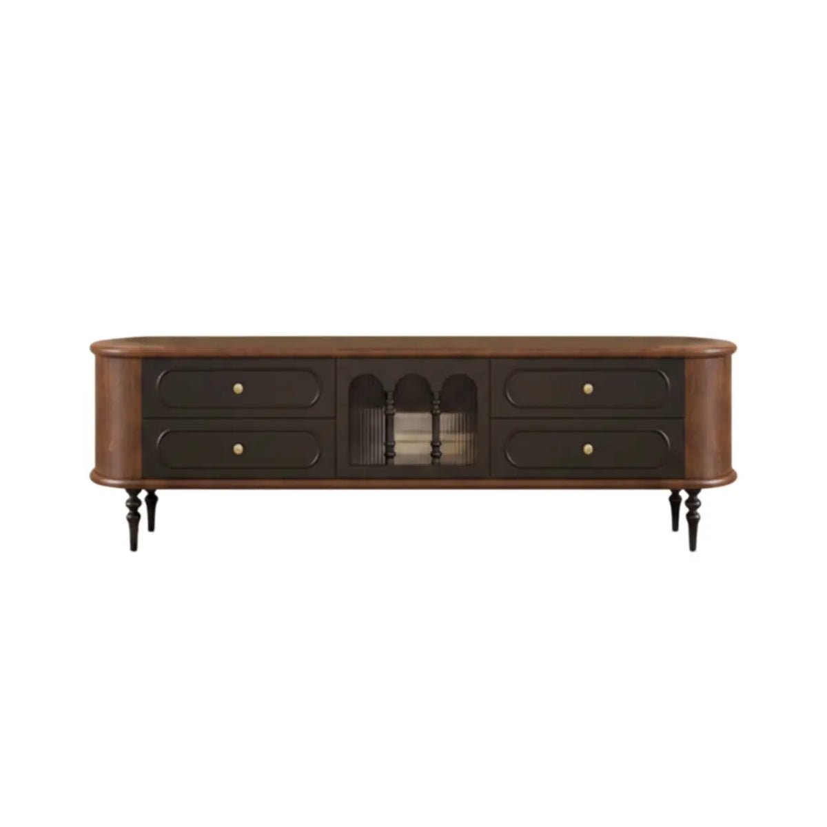 Modern Retro TV Stand Cabinet with Storage Drawers