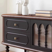 Modern Retro TV Stand Cabinet with Storage Drawers