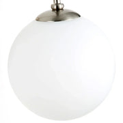 Modern Single Globe Pendant Light Adjustable Cord Bedroom