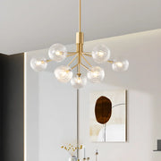 Modern Sputnik Globe Chandelier Adjustable Height