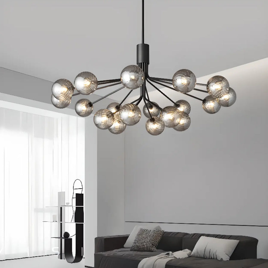 Modern Sputnik Globe Chandelier Adjustable Height