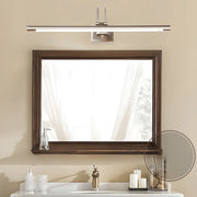 Modern Stylish Silver Linear LED Metallic Vanity Light