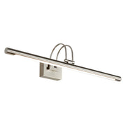 Modern Stylish Silver Linear LED Metallic Vanity Light