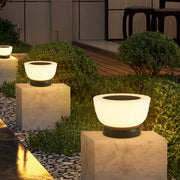 Modern Waterproof Solar LED Outdoor Garden Pillar Light
