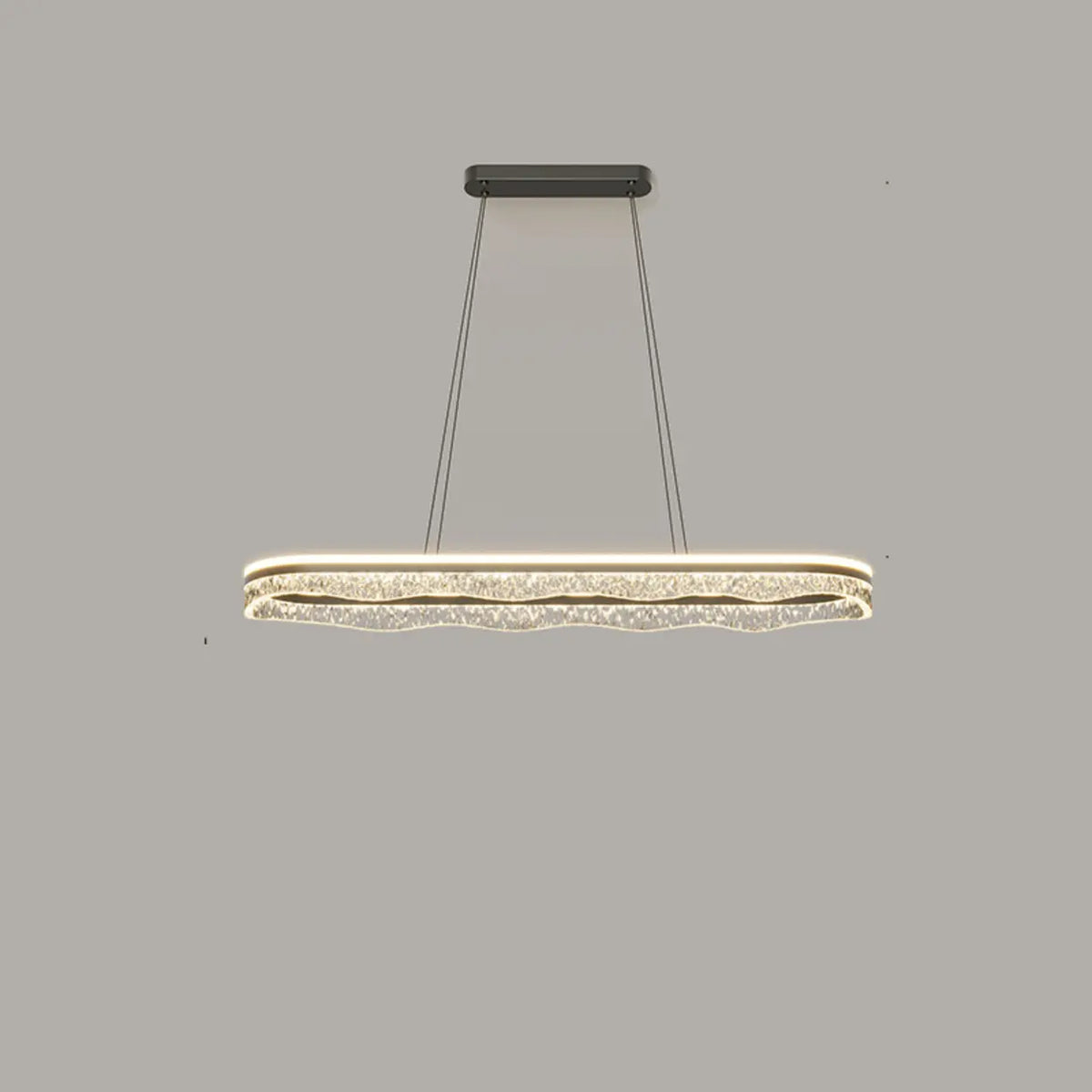 Modern Wave LED Pendant Light for Dining & Living Room