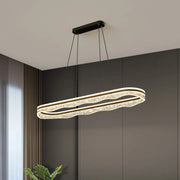 Modern Wave LED Pendant Light for Dining & Living Room