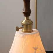 Modern  Wood Cone Rope Ceramic Pendant Lights