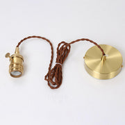 Modern  Wood Cone Rope Ceramic Pendant Lights
