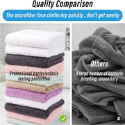 Sleepwyn Microfiber Coral Fleece Towel Set (10 Pcs)