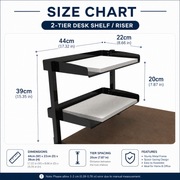 Sleepwyn Clamp Desk Shelf