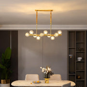 Natural Birds and Globe Branch Island Pendant Light