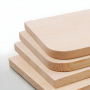 Natural Finish Pine Wood Rectangular Coffee Table