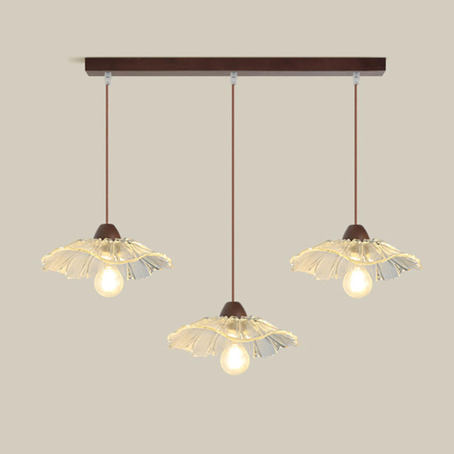 Nature 3-Light Adjustable Floral Island Pendant Light