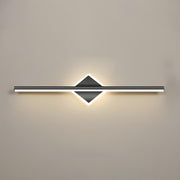 Nordic Black Strip Simple Geometric Accent Vanity Light