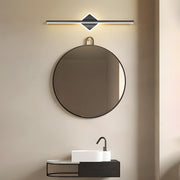 Nordic Black Strip Simple Geometric Accent Vanity Light