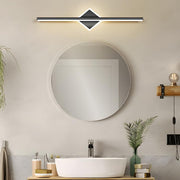 Nordic Black Strip Simple Geometric Accent Vanity Light