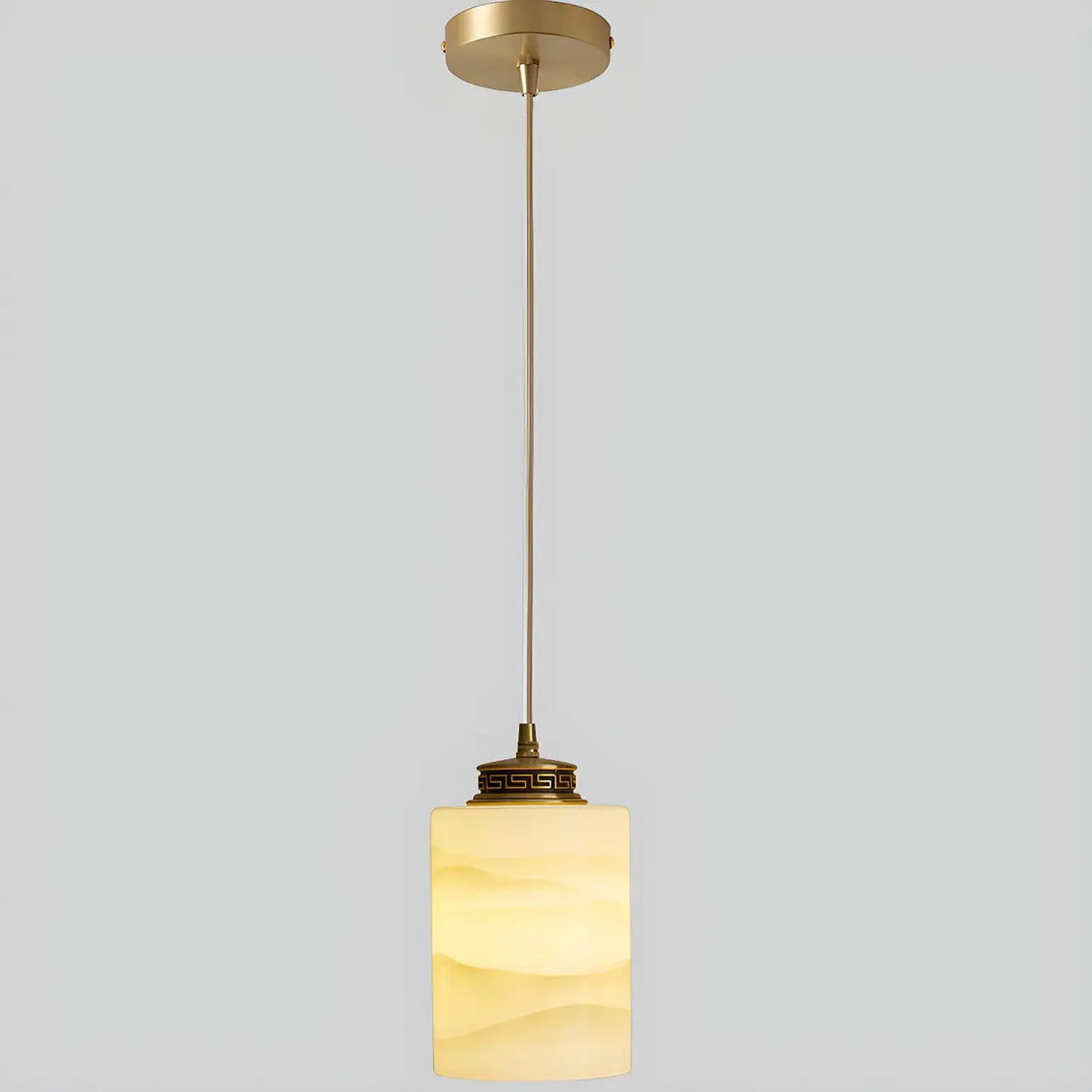 Nordic Cylinder Adjustable Height Pendant Light