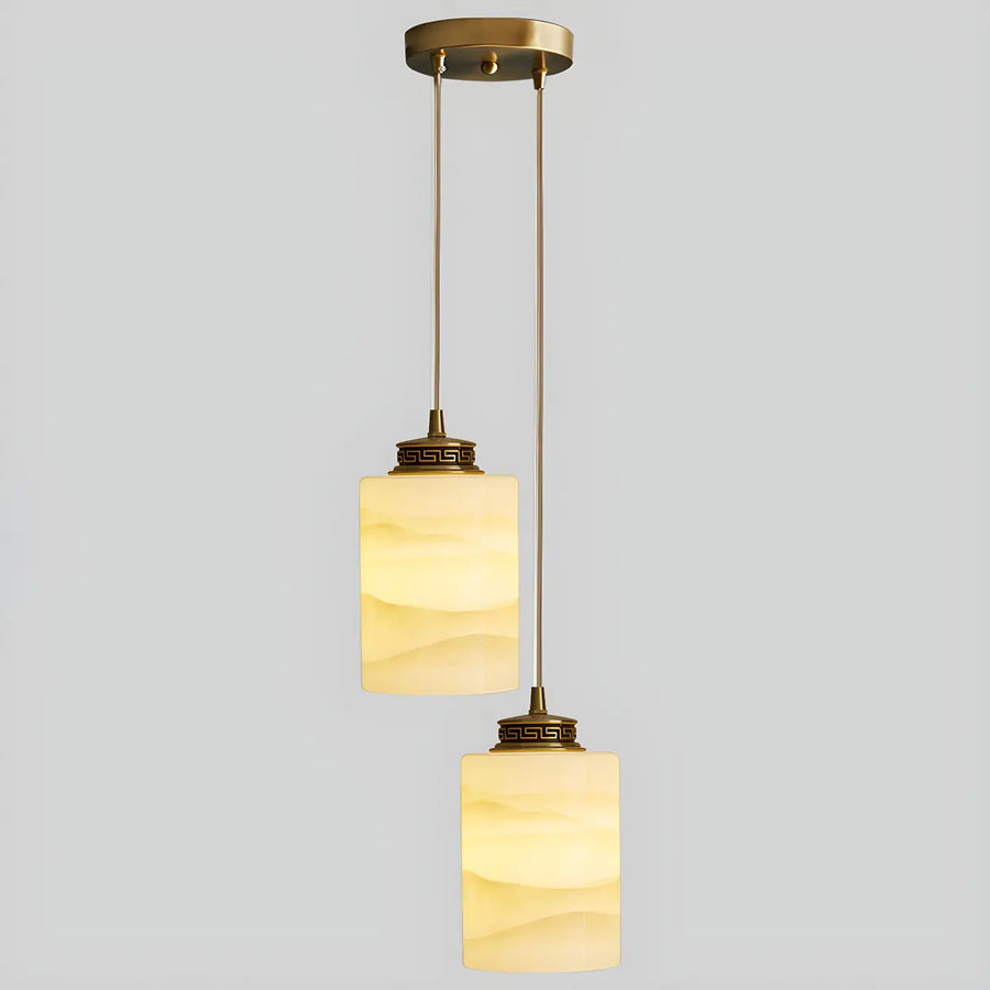 Nordic Cylinder Adjustable Height Pendant Light
