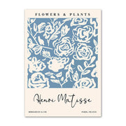 Pale Orange & Blue Gallery Wall Canvas Posters