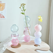 Pastel Glass Bubble Vase