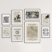 Picasso Outline Sketches Canvas Posters