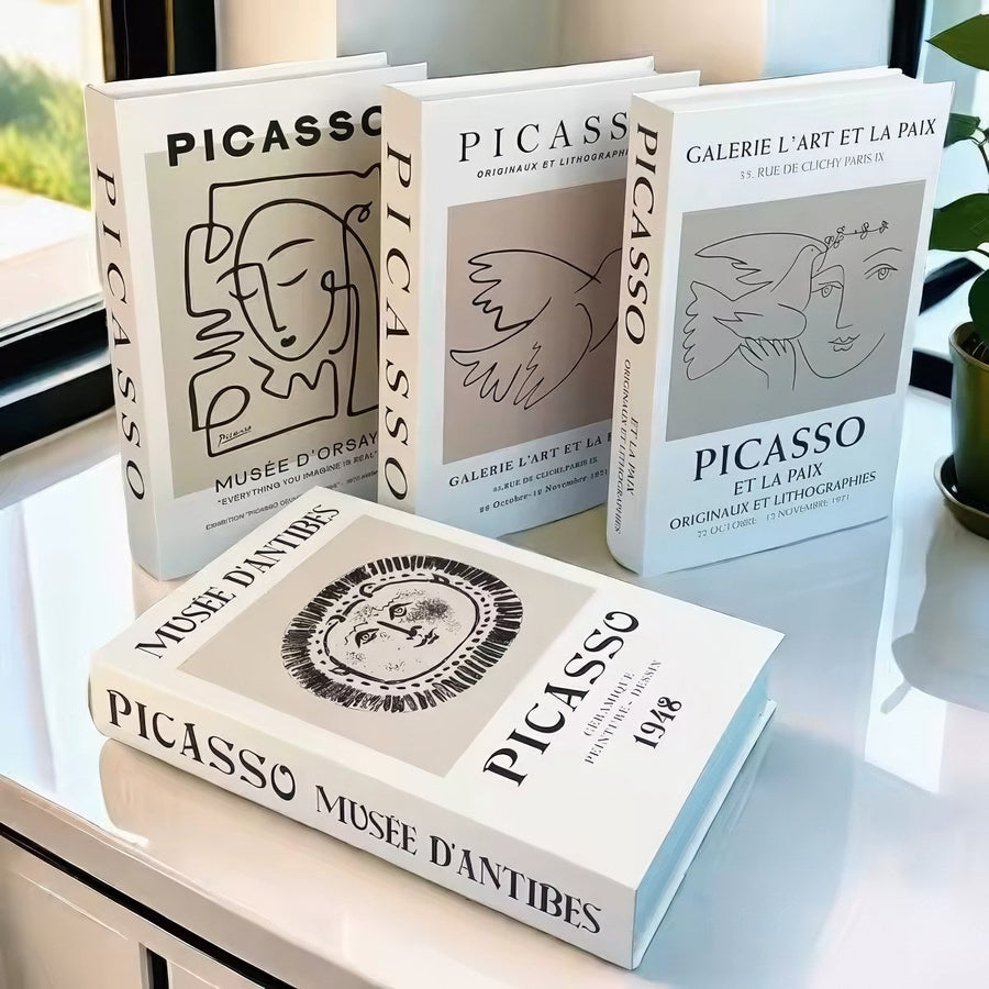 Picasso Minimalist Fake Book Storage Box