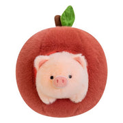 Piglet in a Peach Plush Hideaway Set