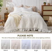 Sleepwyn Korean Lace Seersucker Bedding Set