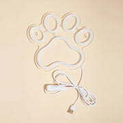 Pink Cat Paw LED Neon Sign