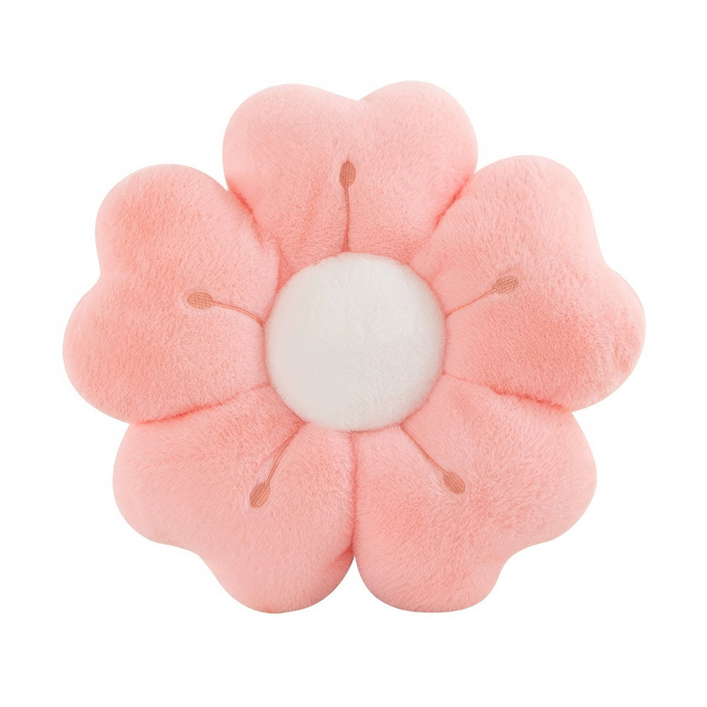 Plush Flower Throw Pillow