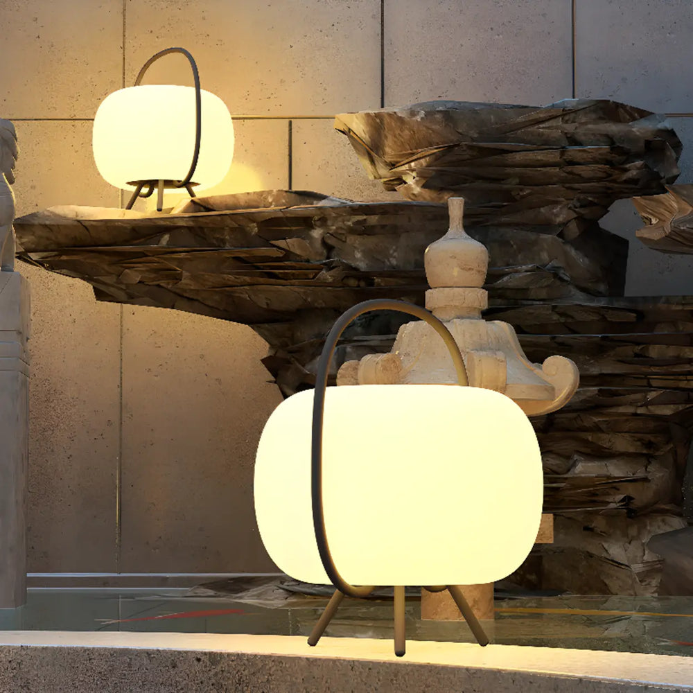 Portable Solar LED Outdoor Table Lantern Pillar Light