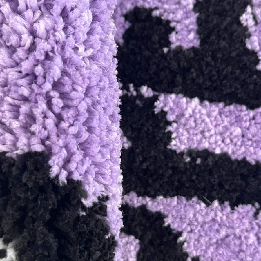 Purple Magic Ball Cute Accent Rug