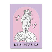 Pastel Purple Art Canvas Posters