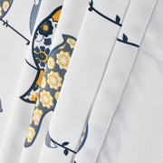 Room Darkening Birds Curtain Panel Pairs (Set of 2)