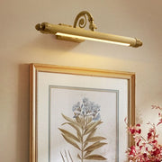 Rotating Vintage Gold Linear LED Metal Vanity Light