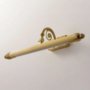Rotating Vintage Gold Linear LED Metal Vanity Light