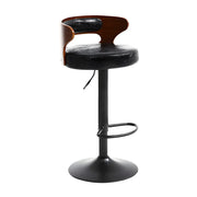 Round Adjustable Fabric Cotton Cushion Swivel Bar Stool