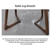 Rustic Round Wood Brown Small Dining Table